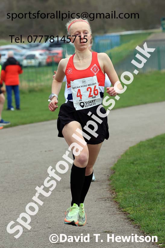 Senior Women, Veteran Women (Over-35) and Veteran Men 2024 NECAA Road Relays Champs., Hetton Lyons Country Park, Hetton le Hole, County Durham. Photo: David T. Hewitson/Sports for All Pics